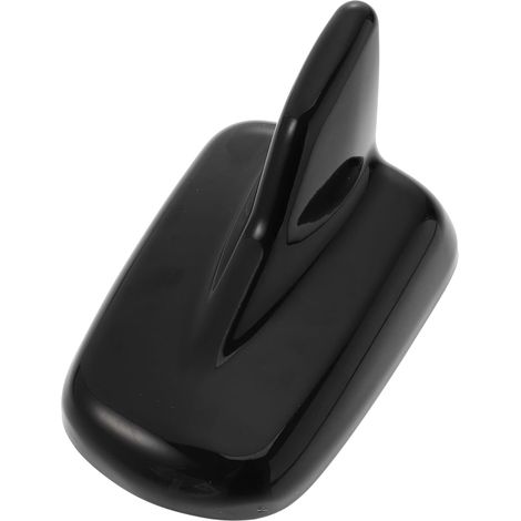 Aileron Requin Antenne Couverture Pour 17-20 1pc Matériau Plastique, Couleur Noir Brillant, Taille 11,2x7,5x7cm, Résistant Vent, Installation Facile (1/5)