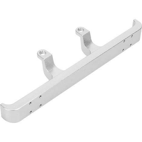 Frontstoßstange aus Aluminiumlegierung, passend für MN D90 MN-99 MN-91 FJ-45 RC-Upgrade-Teile (Silber MN-001S) (1/5)