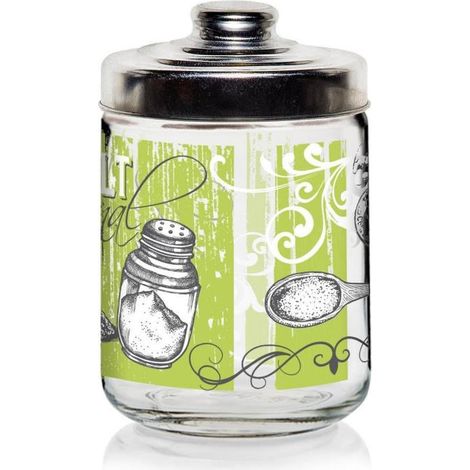 Barattolo da Cucina in Vetro con Tappo in Alluminio Original Sale (1/3)