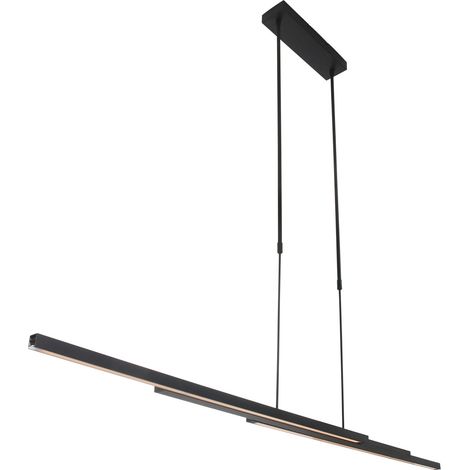 Sienna Zelena Plafoniera Led Integrata Sospensione Plafoniera Nero Opaco, Plastica Opaca (1/5)