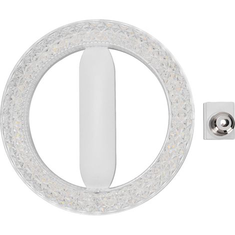 Jeffergarden Ampoule LED ronde E27 24W 3 températures couleur cristal éco énergie pour plafonnier lustre (1/5)