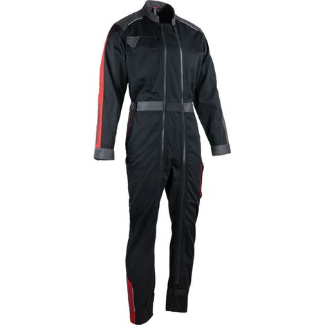 Tuta da lavoro con doppio zip SHIP - Nero/Grigio XL - 5 (1/3)