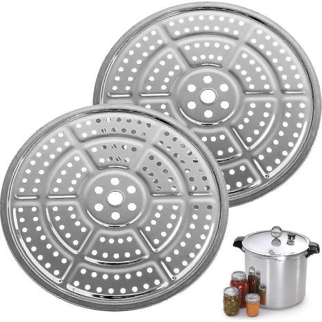 Lot de 2 grilles de 28 cm pour autocuiseur/stérilisateur - Acier inoxydable (1/5)