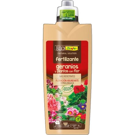Engrais Organique pour Géraniums et Plantes Florales 1 L