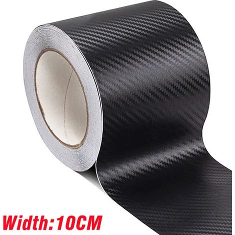 (5 m,10 cm) Film de protection imperméable en fibre de carbone nano pour voiture,à coller soi-même,pour seuils de porte et côtés,anti-rayures (1/3)