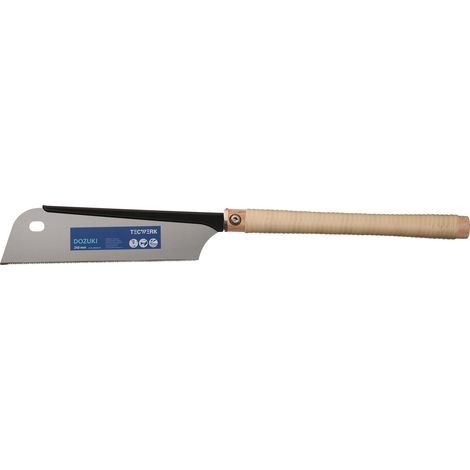 Serrucho  japonés/Serrucho  de cola  de milano  Hoja  de 240mm  Longitud  total  de 600mm  Mango  recto  de  ratán. (1/2)
