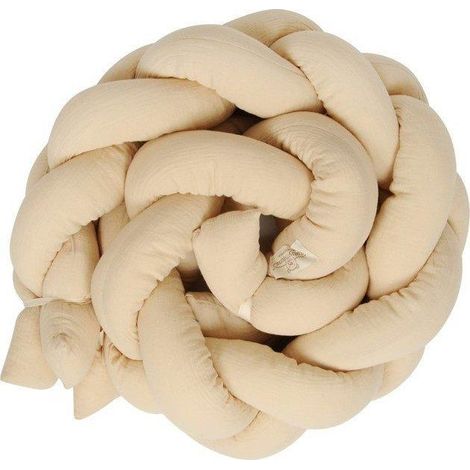 Babymatex Geflochtener Bettumrandung Creme 30 x 200 cm