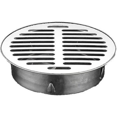 Scarico per pavimento del bagno rotondo in acciaio inox con ampio diametro di 125 mm (1/5)