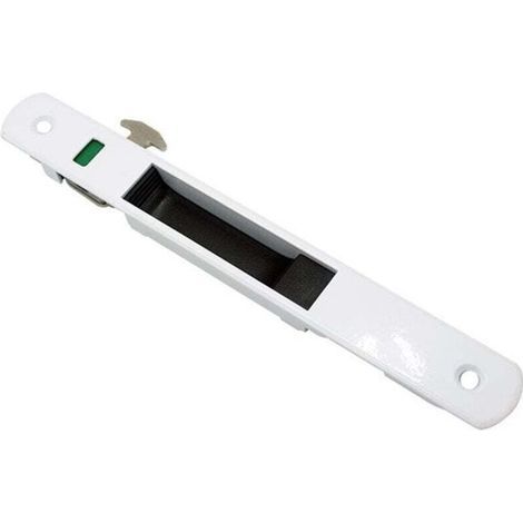 Serratura moderna per porte scorrevoli e finestre in vetro, sicurezza domestica (bianca, 28 mm) (1/4)