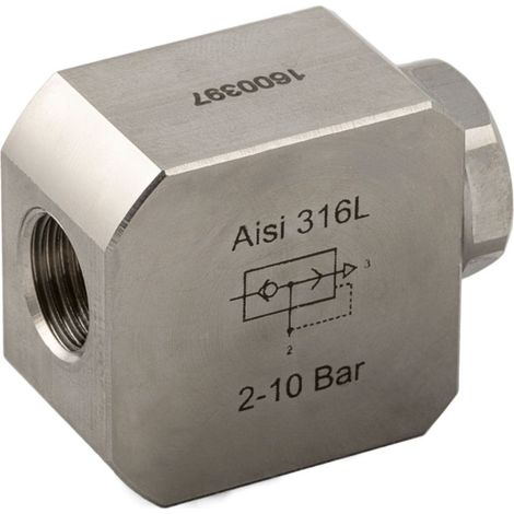 Vanne d'échappement rapide RS PRO Femelle 3/8 pouce x3/8pouce 3/8" ( Prix pour Paquet de 2 )