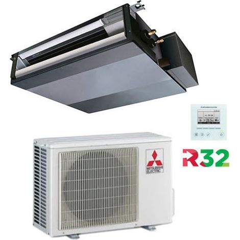 Mitsubishi Ductable Air Conditioning SEZ-M35DA R32 12000 BTU WECHSELRICHTER Klasse A+/A+ KLIMAANLAGE MIT DRAHTSTEUERUNG