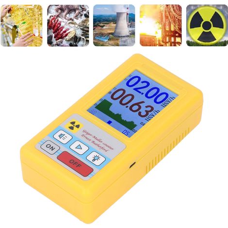 Détecteur de rayonnement nucléaire, détecteur de rayons X de type BR-6, rayonnement ionisant jaune (1/5)