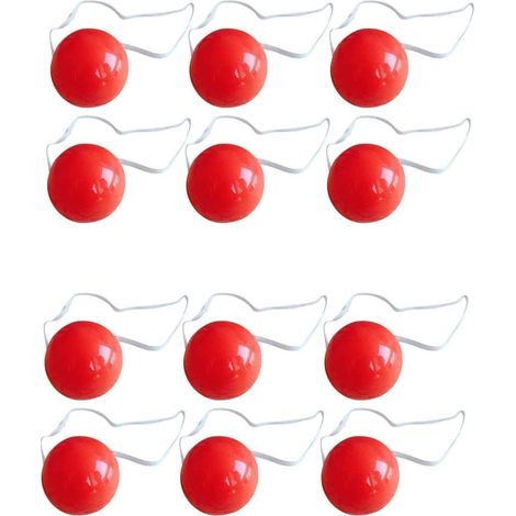 Nez de clown LED clignotant rouge, nez lumineux de renne, costume de Noël pour cadeaux de fête de Noël (1/5)