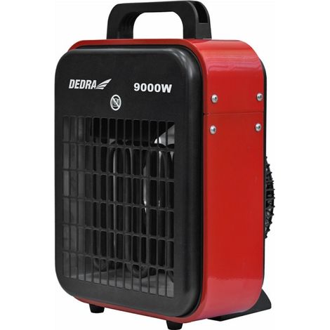 Radiateur électrique triphasé DEDRA 9000W - chauffage efficace de grandes surfaces