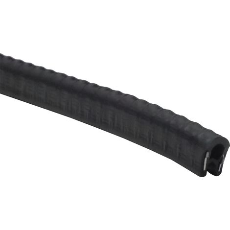 Klemprofiel zwart - PVC - 0,5 tot 2 mm (1/2)