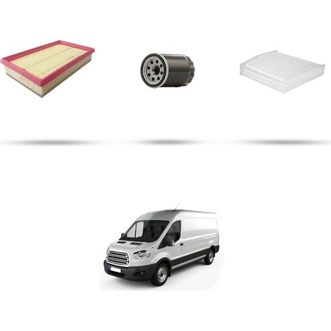 Kit tagliando 3 filtri compatibile con Ford Transit 2014 2.0 EcoBlue 110kw dal 2022 (1/4)