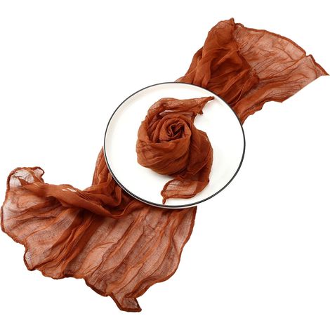 Serviettes En Tissu - 51 X 51 Cm - Polyester - Pour Dîner Maison Fête Mariage - Lot De 6 (1/5)