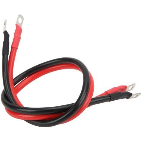 2 Stück 8AWG wärmeisolierte Batterie-Wechselrichter-Kabelbäume aus PVC für ATV, Auto und Boot (1/4)