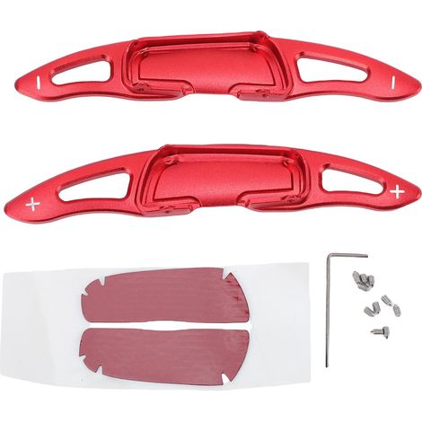 Couvercle d'extension de levier de vitesse au volant, usinage CNC, remplacement en alliage d'aluminium pour Mazda 3 Axela 6 Atenza CX-3 CX-5 CX-9 MX-5 rouge (1/5)