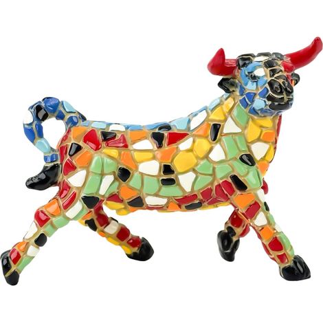 Signes Grimalt Figura De Animal Figuras Toro Pop Art Multicolor 3x9x7cm 37934