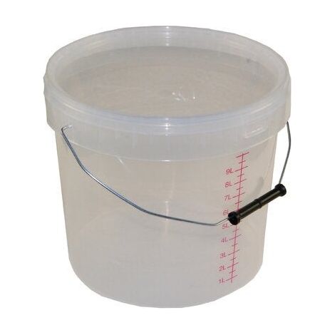 NESPOLI Secchio graduato da 12,5 l + coperchio NESPOLI