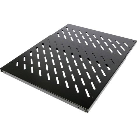 [NEUWERTIG] B-Ware Rittal Geräteboden Boden Netzwerkschrank Schwarz ausziehbar tiefenvariabel (1/2)