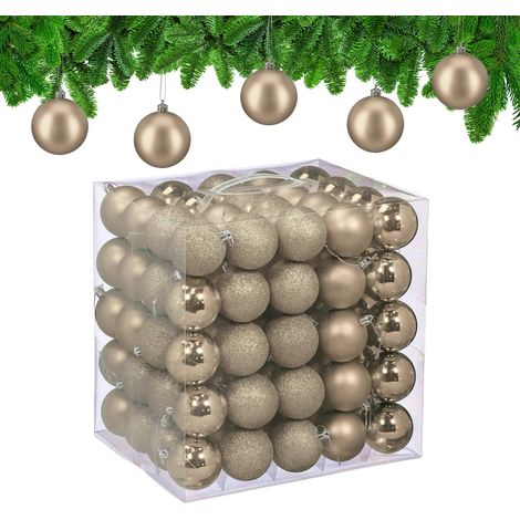 Set di palline per albero di Natale, 100 pezzi, 3 design (1/5)