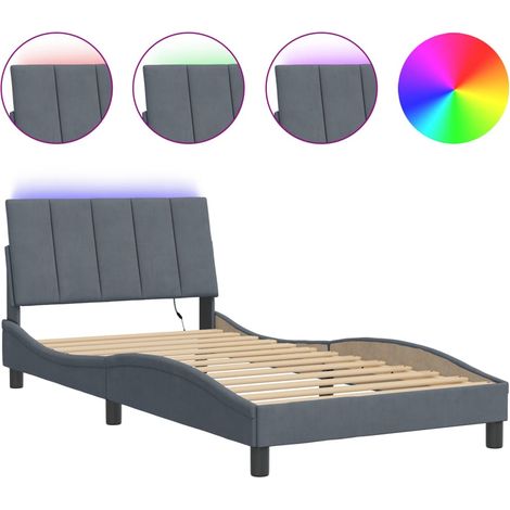 Maison Exclusive - Estructura de cama con LED sin colchón Hanko t (1/5)
