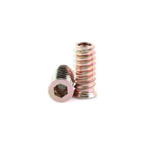 Packung mit 20 Sechskantmuttern M6/M8/M10 aus Zinklegierung, Sortiment an Gewindemuttern aus Zinklegierung (M625 mm) - Crezuo