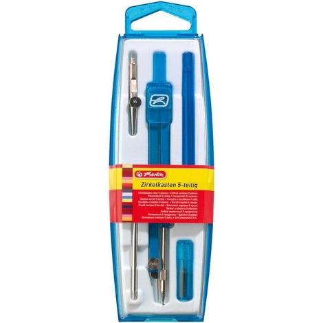 Set di compassi scolastici, 5 pezzi