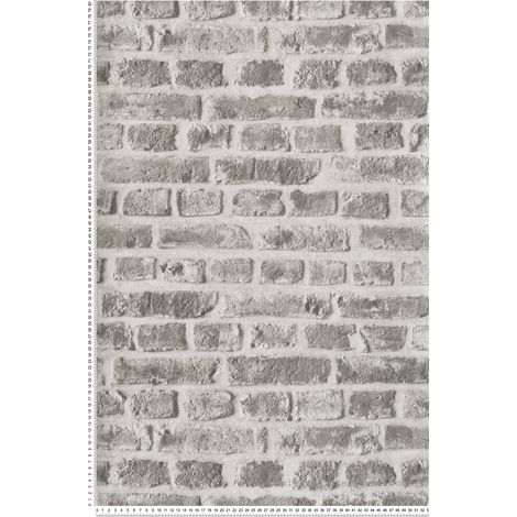 Papier peint Brique Gris Les Aventures Lutèce