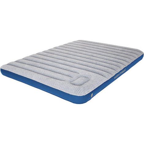 High Peak 40045 colchón hinchable Colchón doble Azul, Gris claro