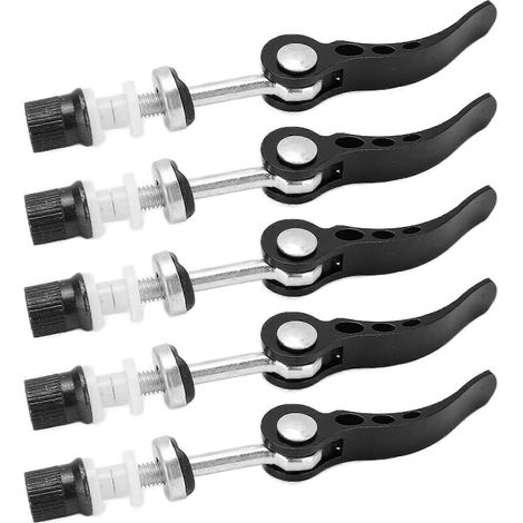 5pcs Colliers de Selle à Serrage Rapide en Aluminium pour Vélo, Pince de Tube Robustesse Fixe, Compatible Vélos Universels (1/5)