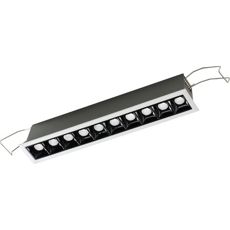 Spot Encastrable Gfa 10 Points Lumineux 20W 1600Lm 3000K Blanc Satiné Avec Optique Anti-Éblouissement - Gealuce (1/2)