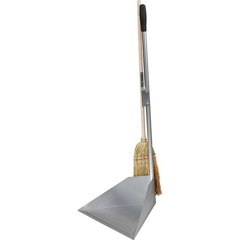 Pala de polvo B 30 cm, con escoba