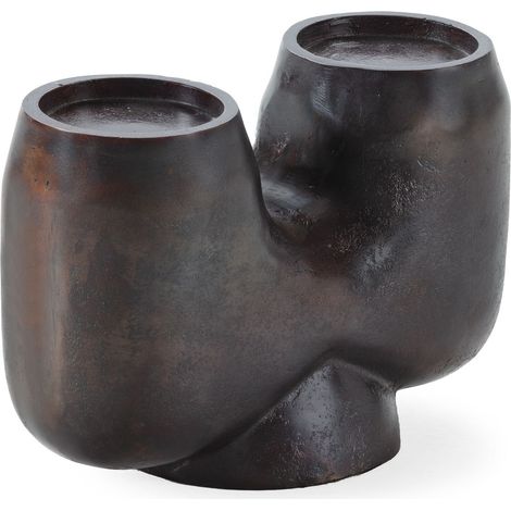 Candelabro 29X14X18 Metal Bronce Envejecido (1/2)