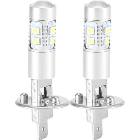 H1 100W LED-Lampe, Scheinwerferlampen, Nebelscheinwerfer, 360°-Scheinwerferlampen, 2er-Set H1 6000K Superweiß 100W LED-Lampen, H1 LED-Autoscheinwerferlampen, H1 100W LED-Leuchten