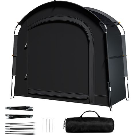 Abri Velo Exterieur 200X165X80cm,Tente de Rangement pour Vélos pour 2-3 Vélos,Imperméable (1/5)