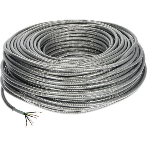 Câble de commande blindé en PVC 5 x 1,5 mm² avec conducteur de protection