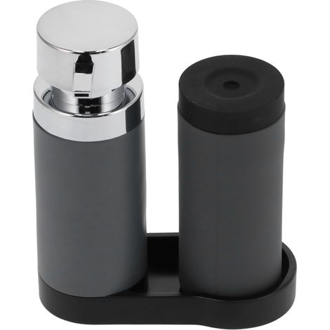 Lot de 2 distributeurs de savon pour évier de cuisine, flacons de 240 ml pour savon liquide, gel douche et détergent.