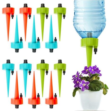 Irrigation Goutte à Goutte Kit,Arrosage Plantes Automatique, 15 Irrigation Goutte à Goutte Automatique, Arrosage Goutte a Goutte, avec Vannes de Régulation-Crezuo (1/5)