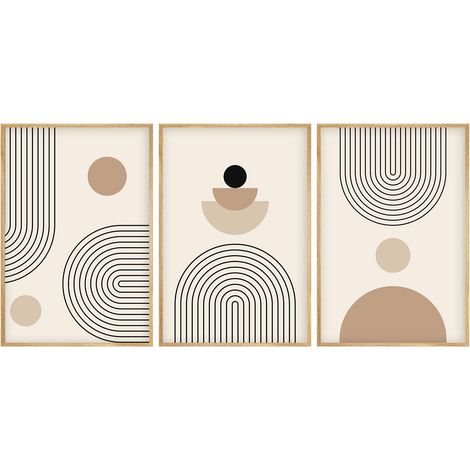 Quadro da parete in MDF con cornice Painting Multicolore (1/2)