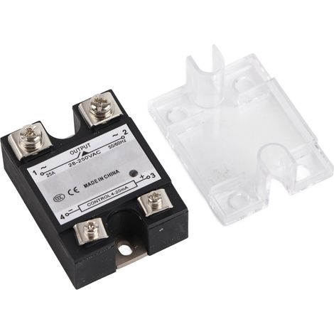 Régulateur de tension SCR-25LA intelligent 28-250VAC avec entrée 4-20mA, relais statique à semi-conducteurs, contrôleur de courant et tension, régulation précise pour usage industriel (1/5)