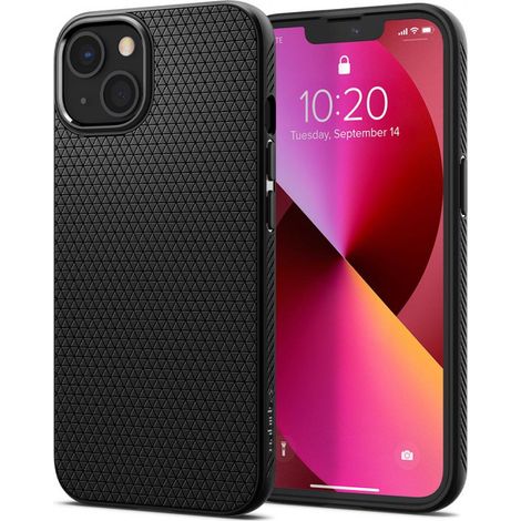 Spigen Liquid Air pour iPhone 13 noir mat