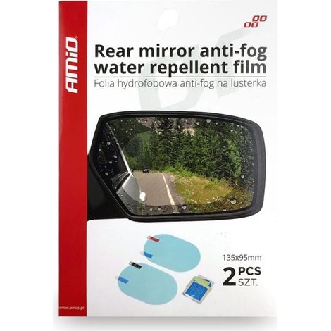 Adesivo anti pioggia per gli specchietti retrovisori delle auto, 2 pezzi, AMÍO-02378 (1/5)