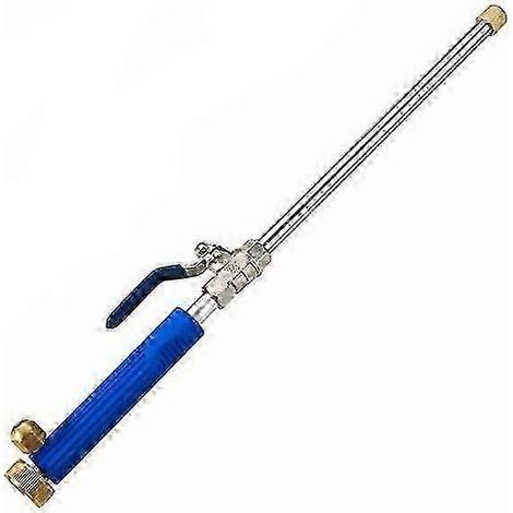High Pressure Water Nozzle Spray Gun Water Lance With Spray Nozzles Garden Hose Connection 46 Cm Garden(1pcs-blue) -CN-AA (1/5)
