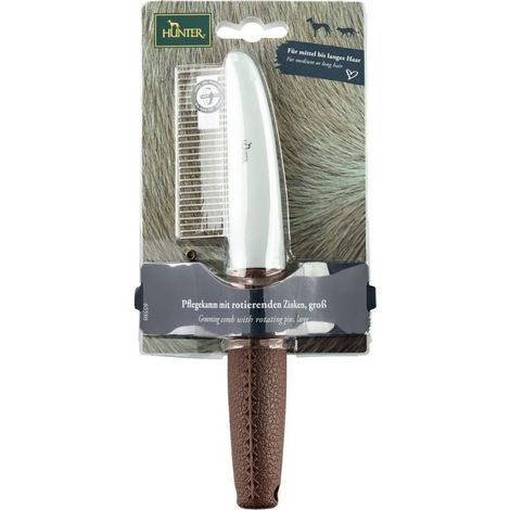 Brosse à Cheveux Hunter Plaque Tournante Râteau Taille L (1/2)