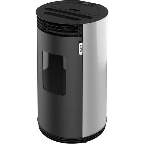 Supra – Poêle à granulés 20 kg – Efficacité 92% – Télécommandé – Pour salle jusqu'à 160 m² – Évacuation fumées 8 cm