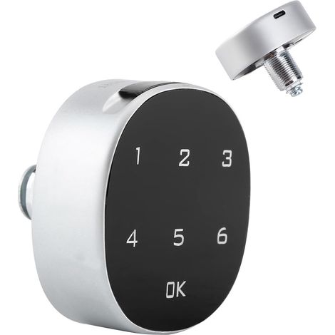 Zoternen Code Lock Digitale Zink-Legierung Code Kombination Elektronische Code Lock Cam Cabinet Locker Komfort Passwort Sicheres Schloss (Ohne Batterie) (1/5)
