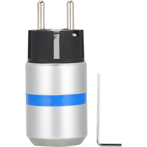 Professioneller IEC-Audiostecker aus reinem Kupfer mit Rhodiumbeschichtung, Stecker für Videogeräte, AC 100–250 V E106R